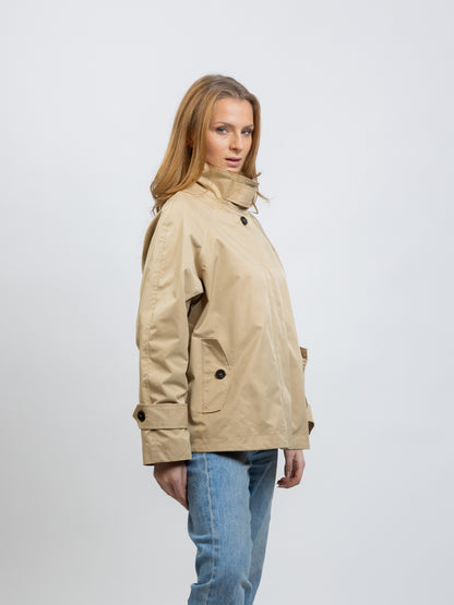 TRENCH COURT COUPE CAPE