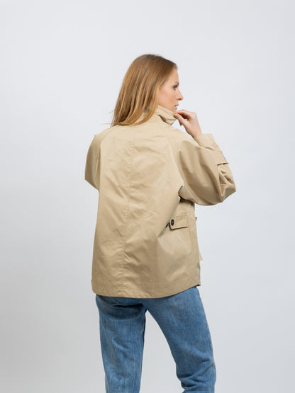 TRENCH COURT COUPE CAPE