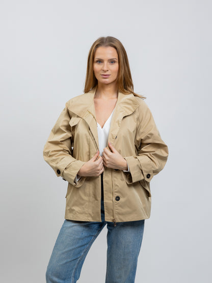 TRENCH COURT COUPE CAPE