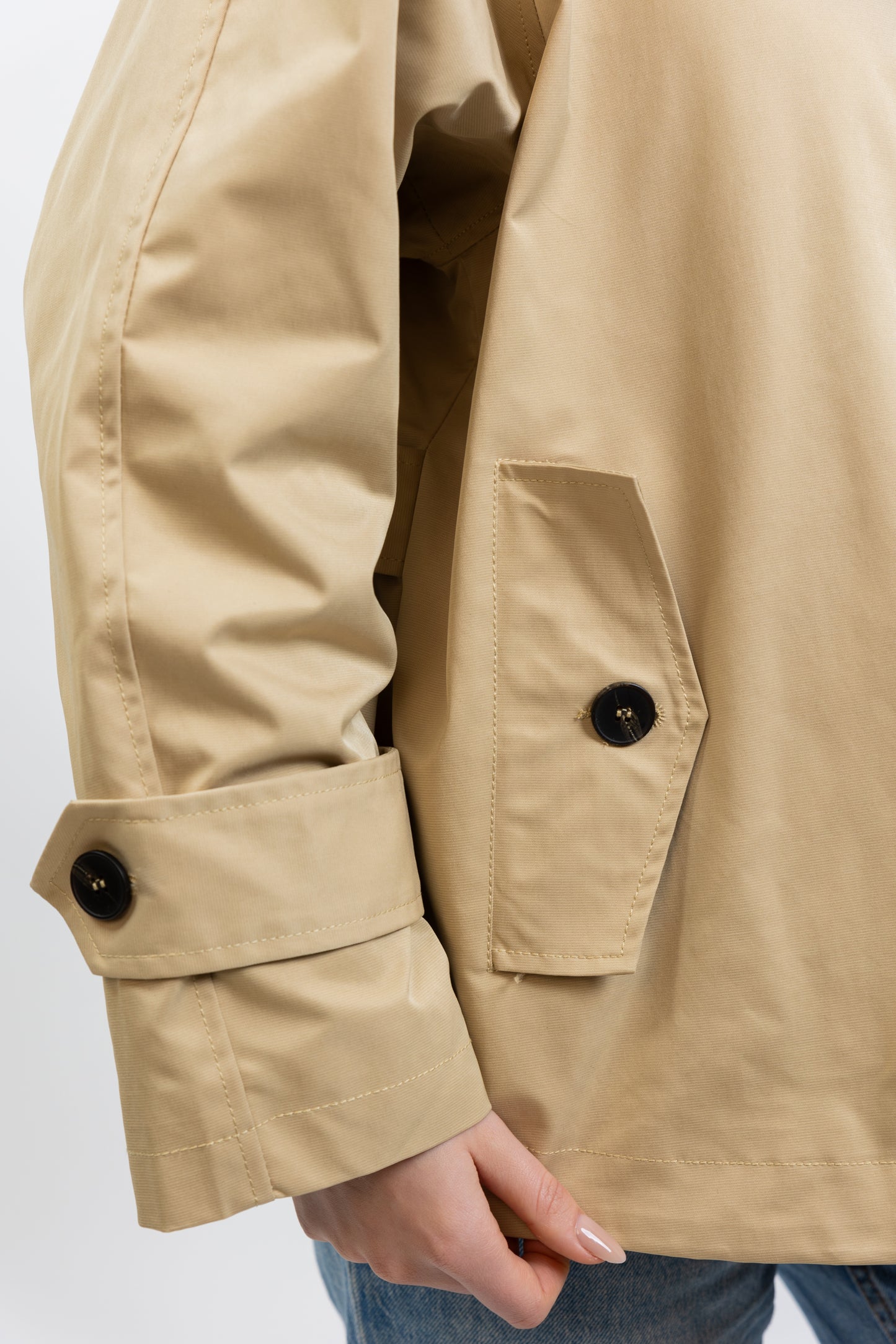TRENCH COURT COUPE CAPE