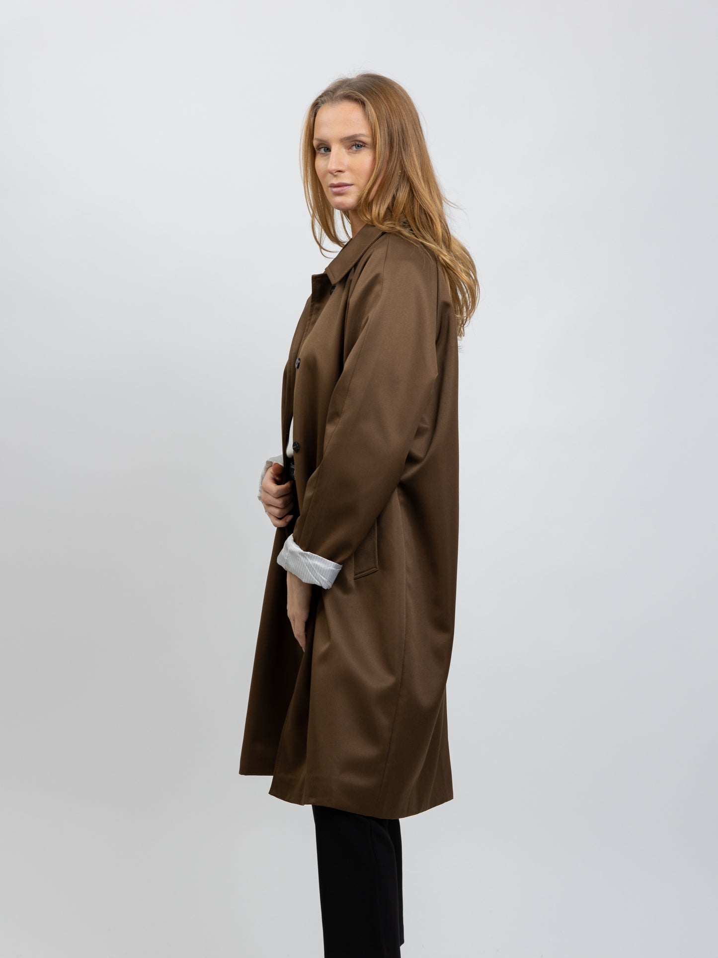 TRENCH AVEC DOUBLURE RAYURES