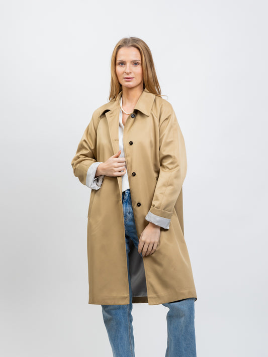TRENCH AVEC DOUBLURE RAYURES