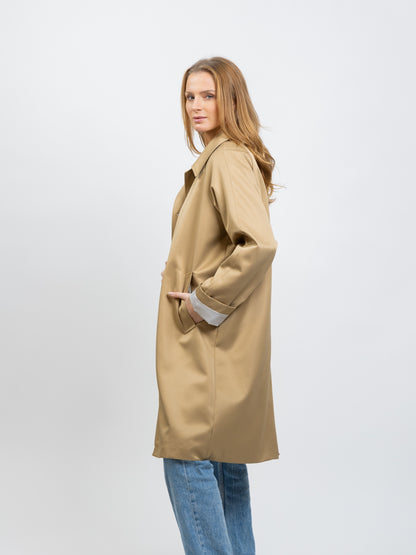 TRENCH AVEC DOUBLURE RAYURES