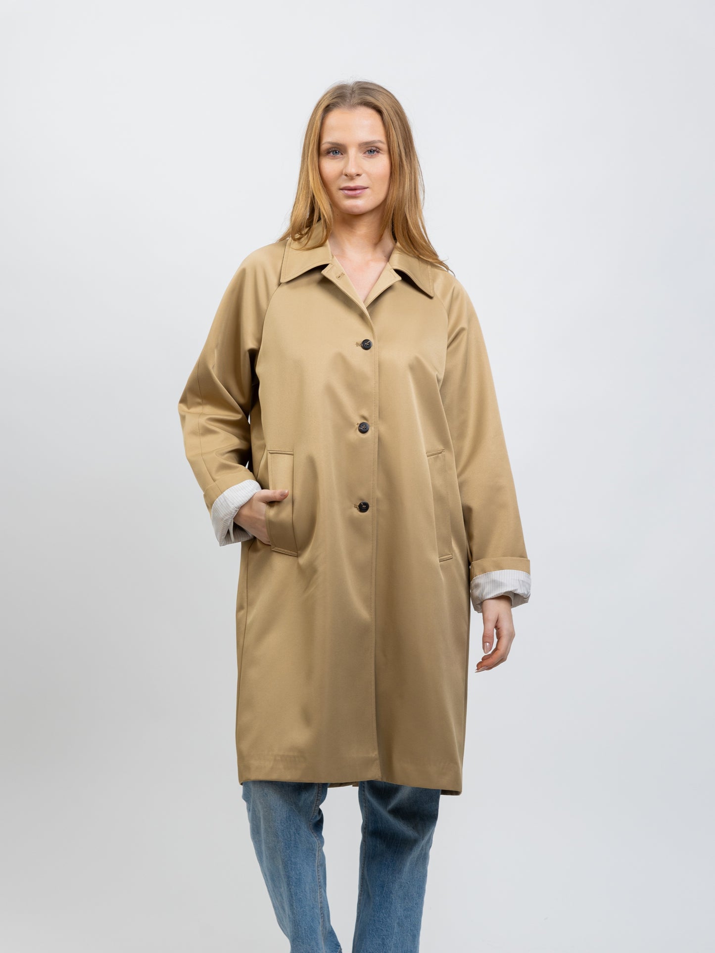 TRENCH AVEC DOUBLURE RAYURES