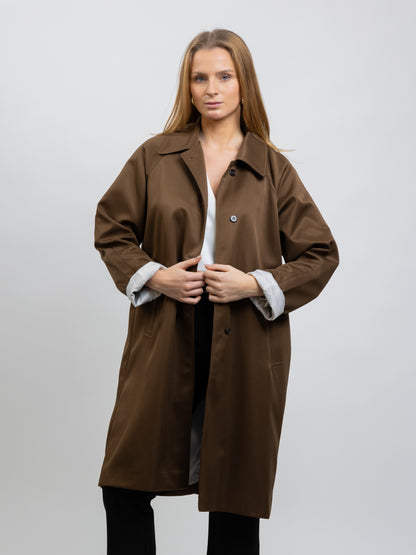 TRENCH AVEC DOUBLURE RAYURES