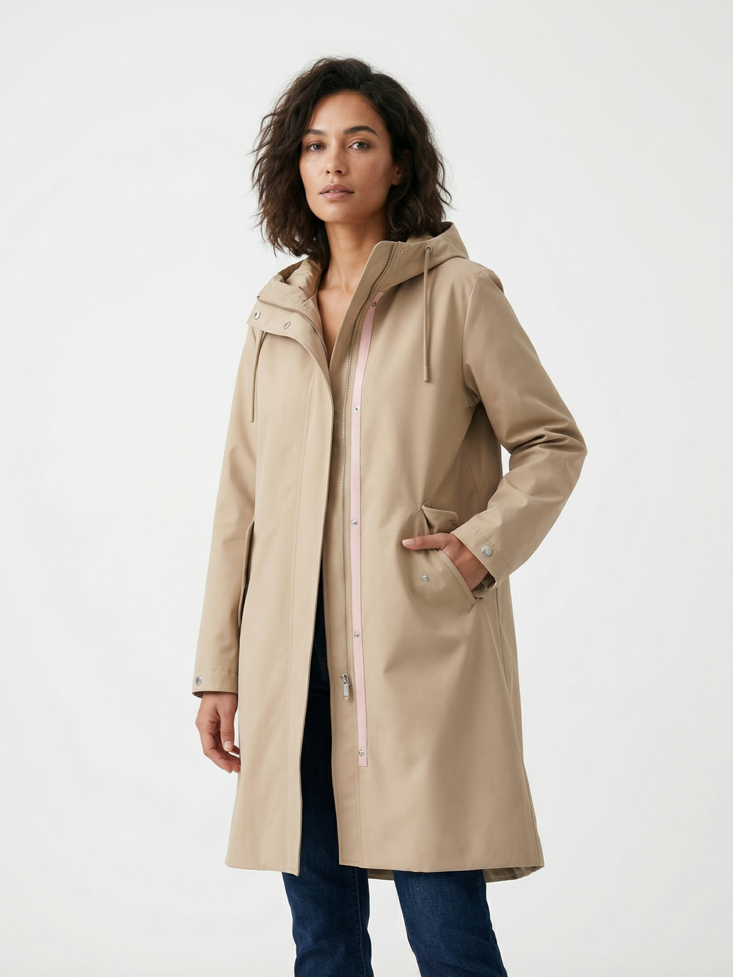 PARKA LONGUE AVEC CAPUCHE
