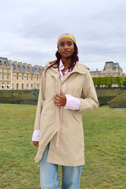 PARKA LONGUE AVEC CAPUCHE - K-ZELL PARIS