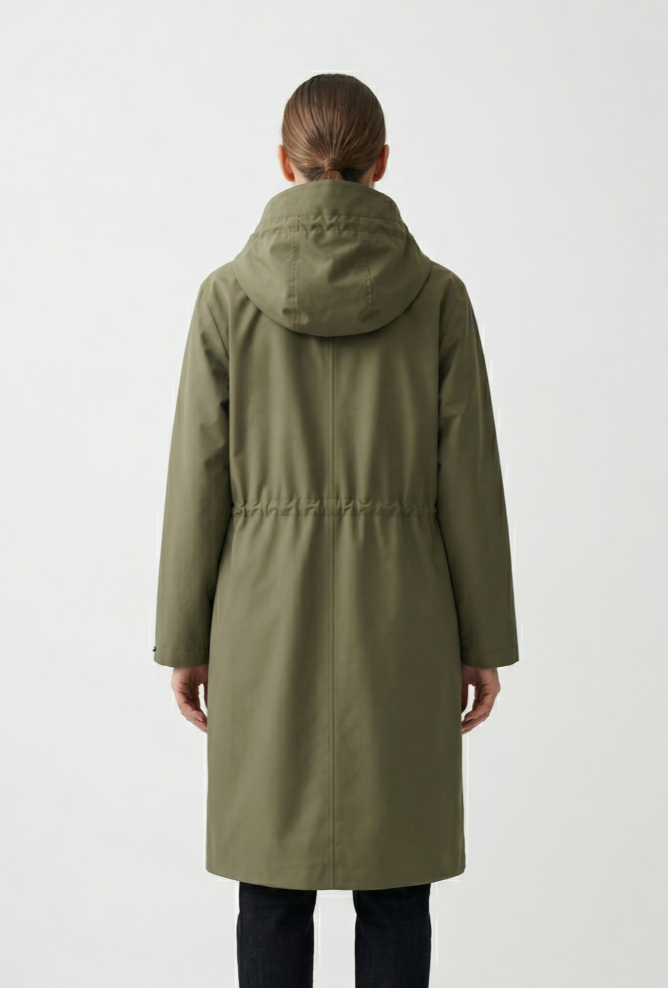 PARKA LONGUE AVEC CAPUCHE
