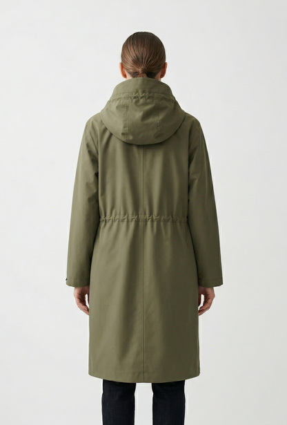 PARKA LONGUE AVEC CAPUCHE