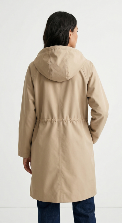 PARKA LONGUE AVEC CAPUCHE