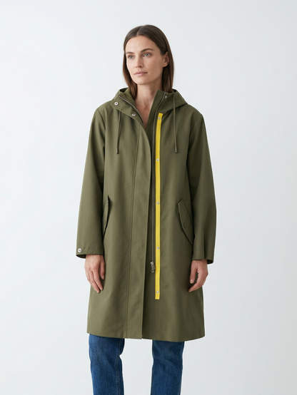 PARKA LONGUE AVEC CAPUCHE