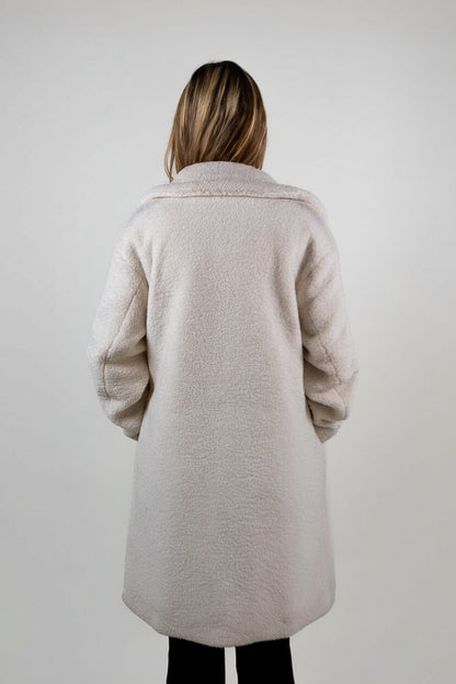 MANTEAU MI-LONG EN MOUMOUTE