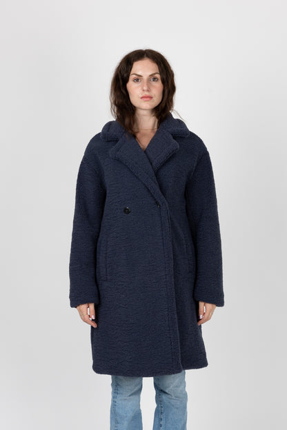 MANTEAU MI-LONG EN MOUMOUTE