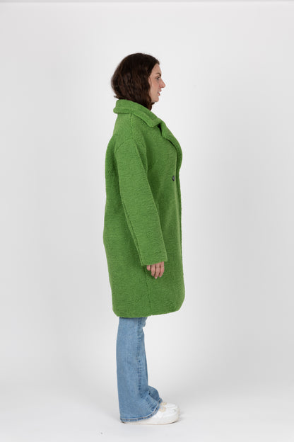 MANTEAU MI-LONG EN MOUMOUTE