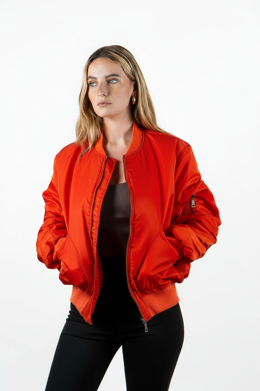 BOMBER OVERSIZE MATELASSÉ