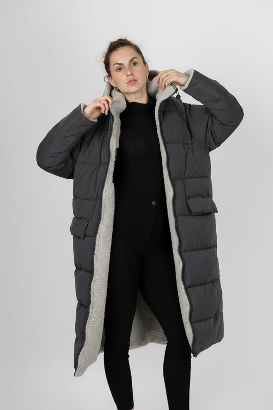 DOUDOUNE LONGUE REVERSIBLE