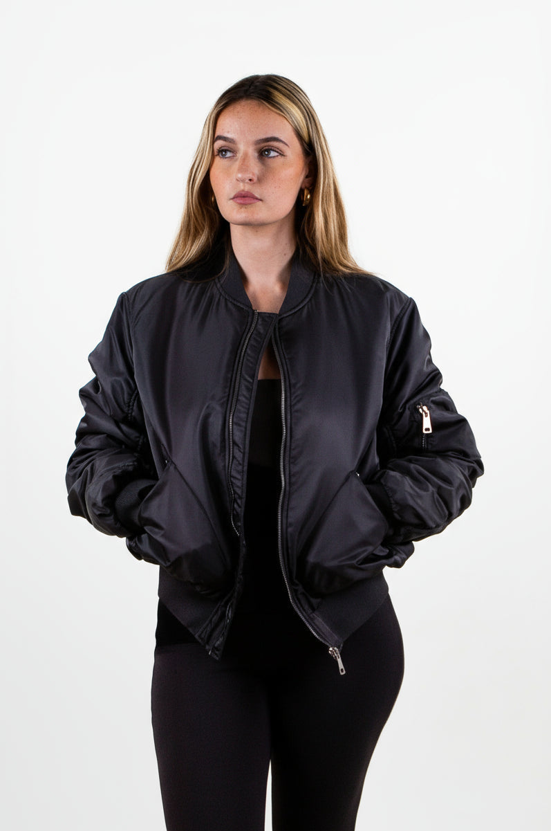 BOMBER OVERSIZE MATELASSÉ