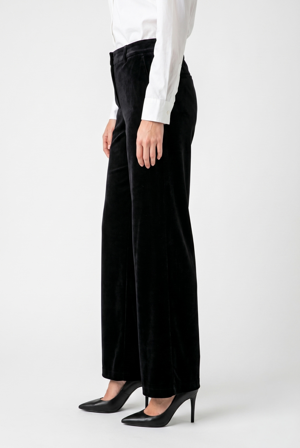 PANTALON LARGE EN VELOURS Femme - K-ZELL PARIS