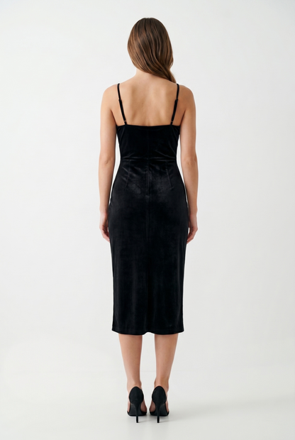 ROBE MIDI EN VELOURS Femme - K-ZELL PARIS
