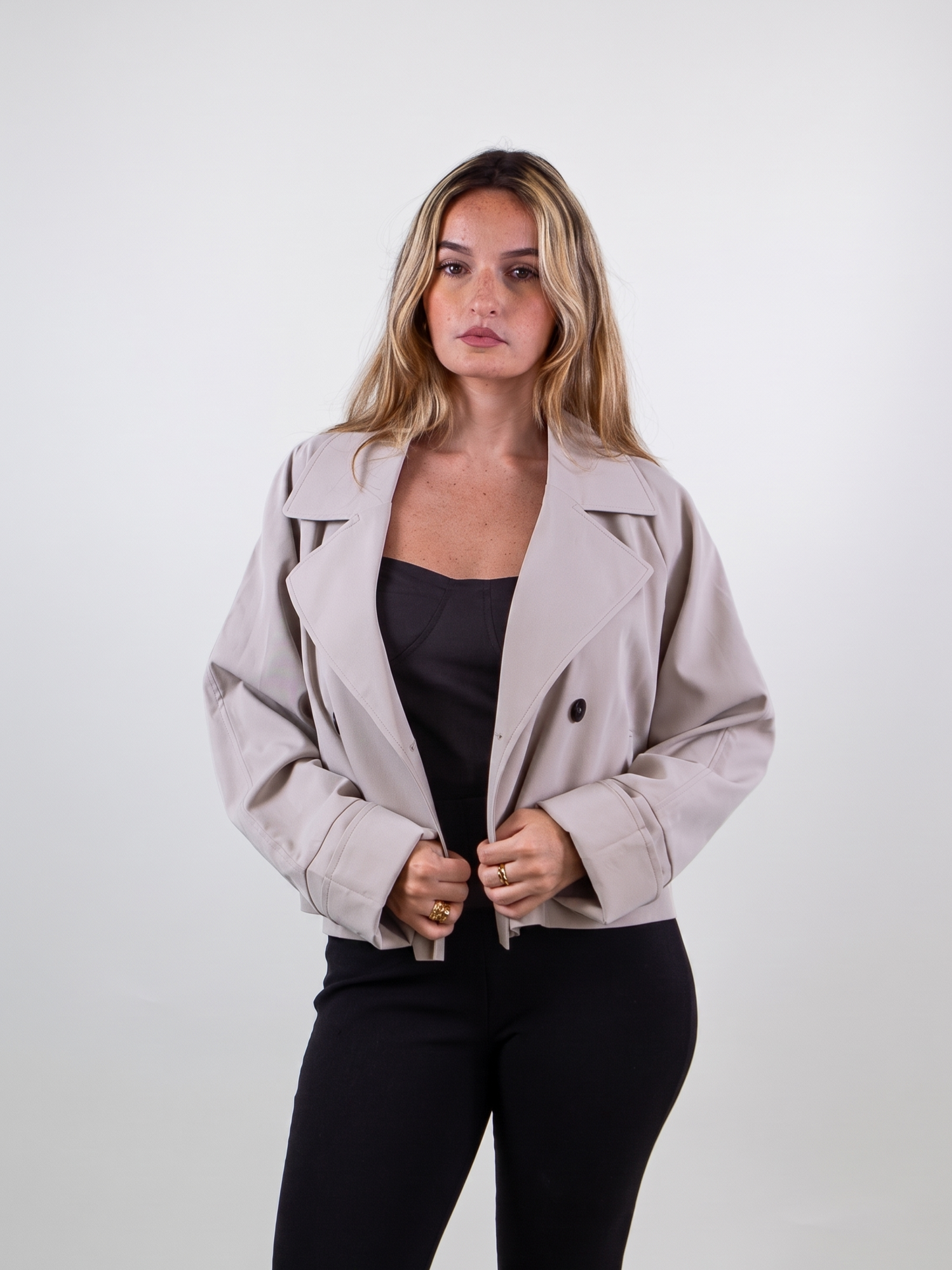 SHORT TRENCH COAT