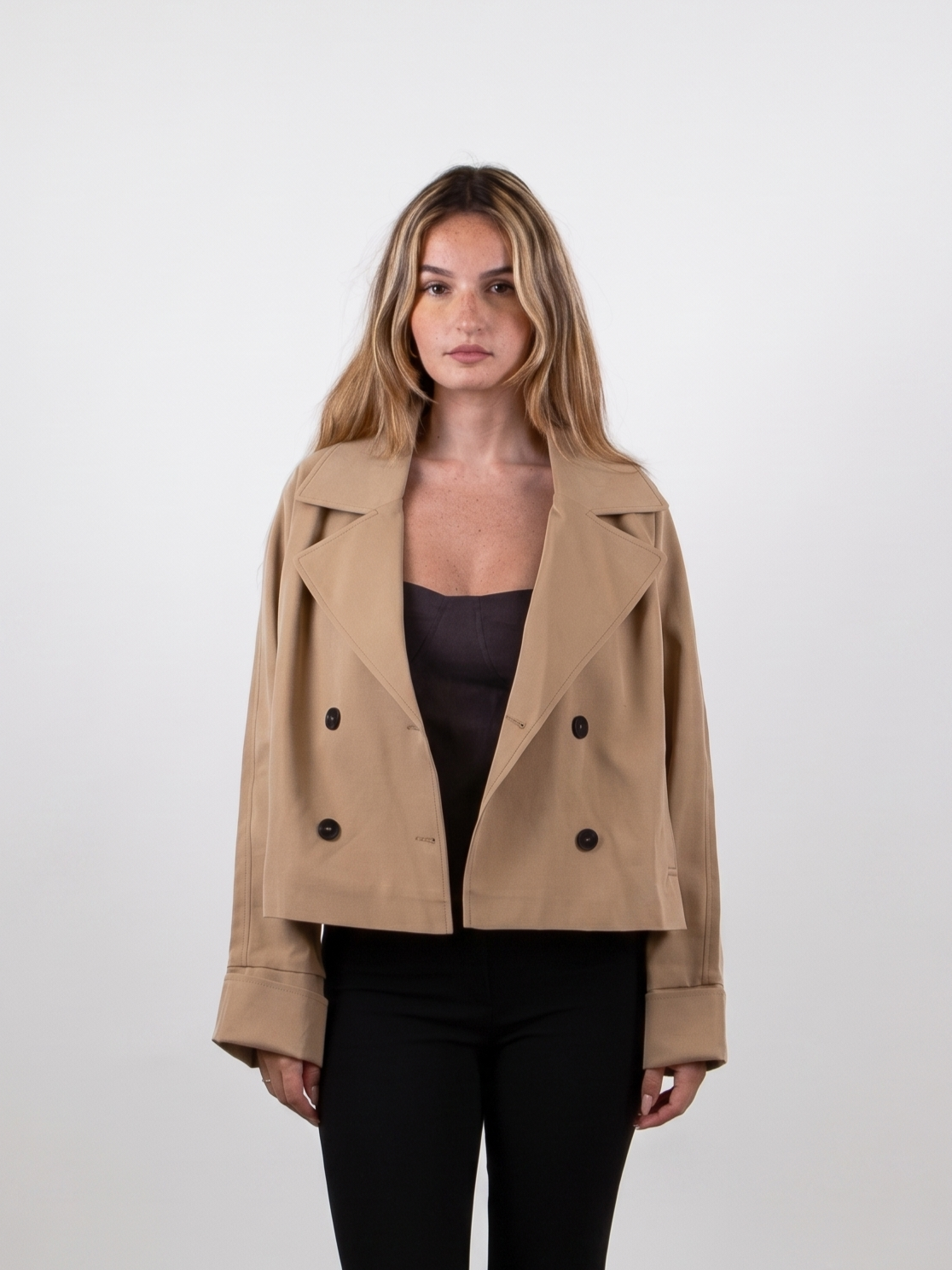 SHORT TRENCH COAT