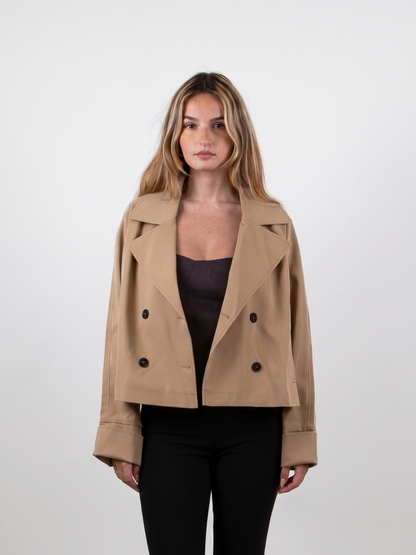 SHORT TRENCH COAT
