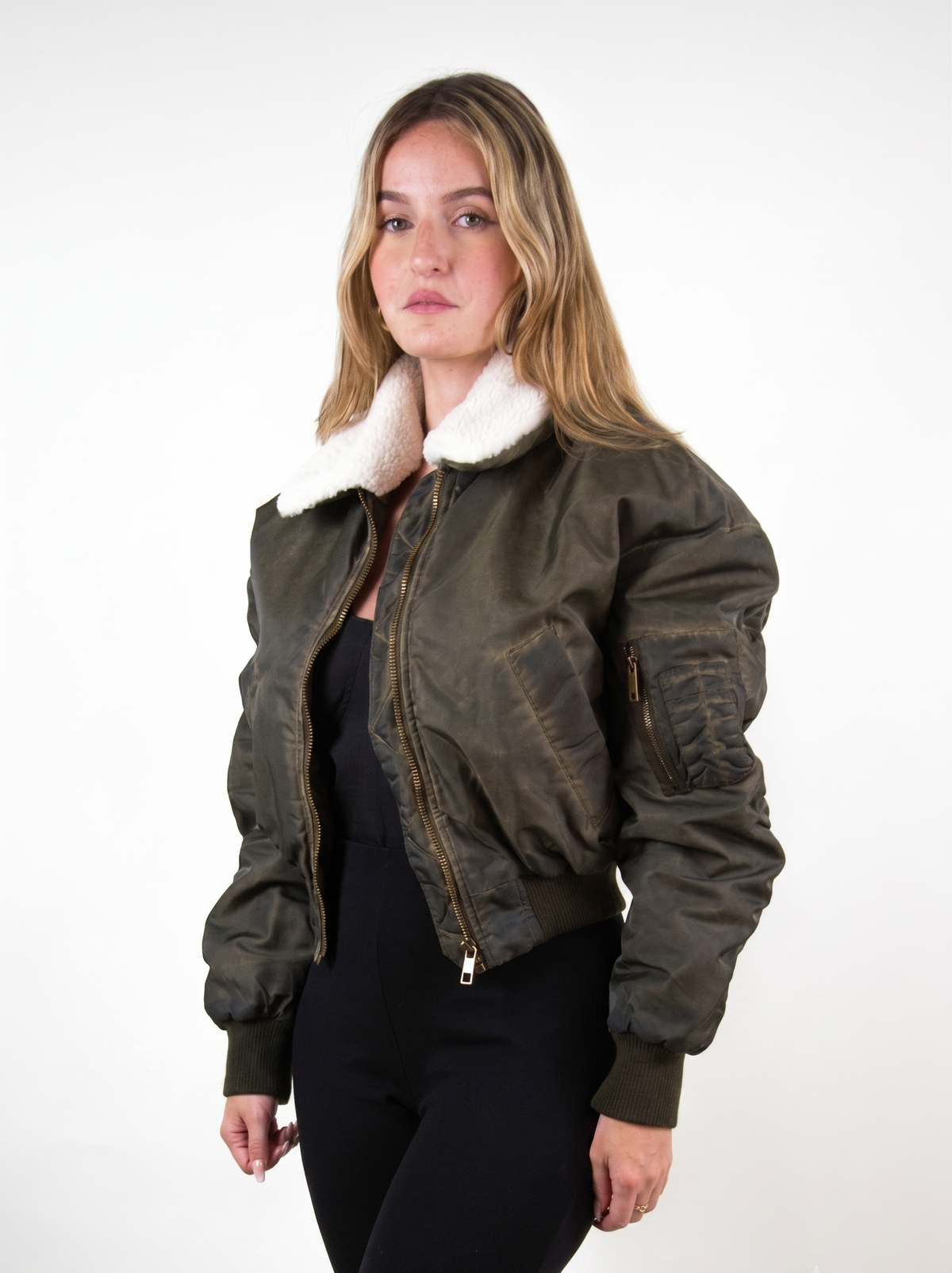 VESTE AVIATEUR VINTAGE Femme - K-ZELL PARIS