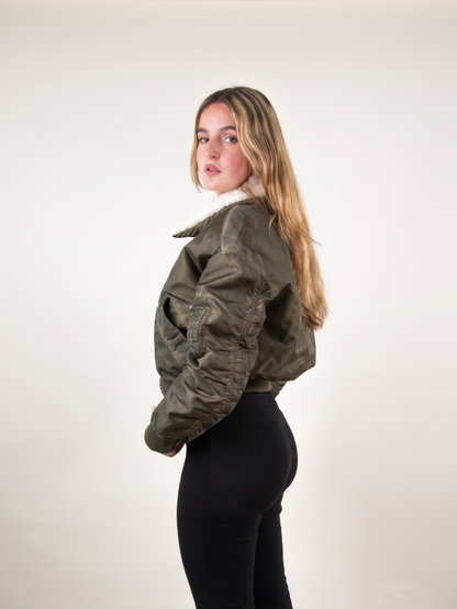 VESTE AVIATEUR VINTAGE Femme - K-ZELL PARIS