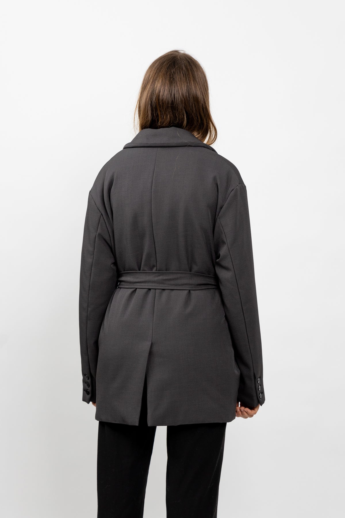 BLAZER MI-LONG A CEINTURE Femme - K-ZELL PARIS