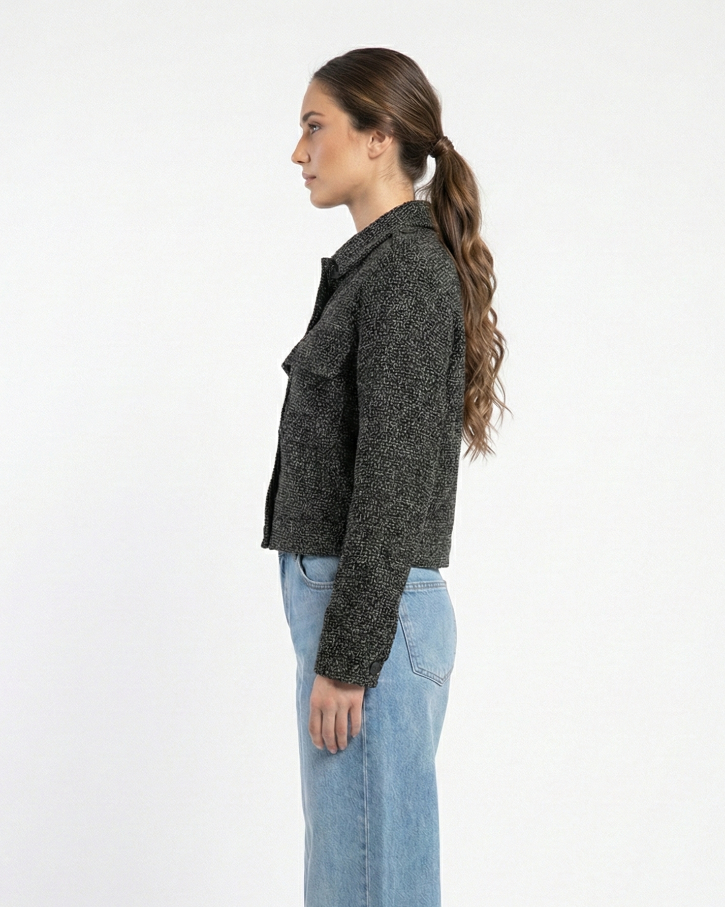 VESTE EN TWEED