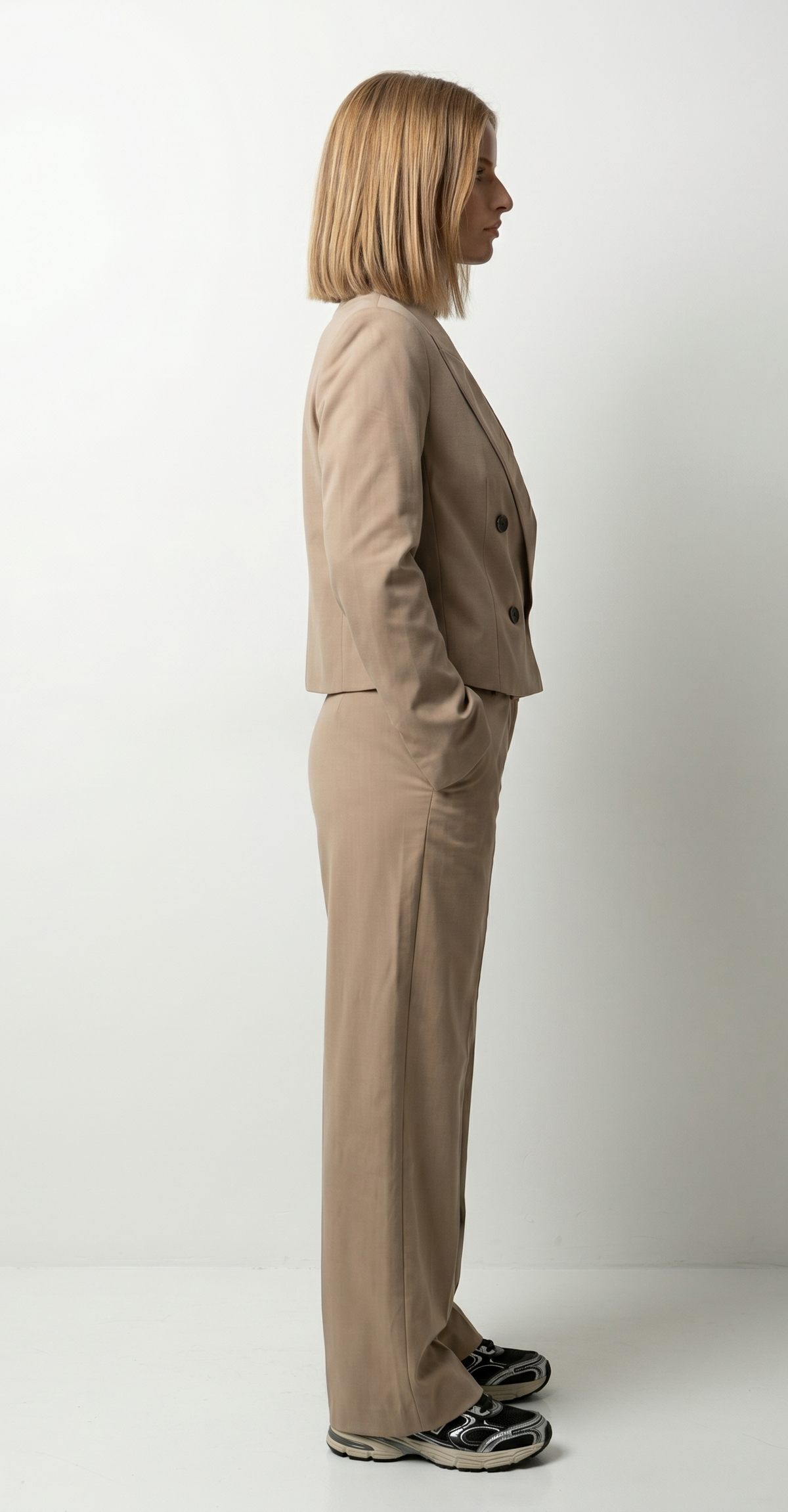 BLAZER COURT A DOUBLE BOUTONNAGE Femme - K-ZELL PARIS