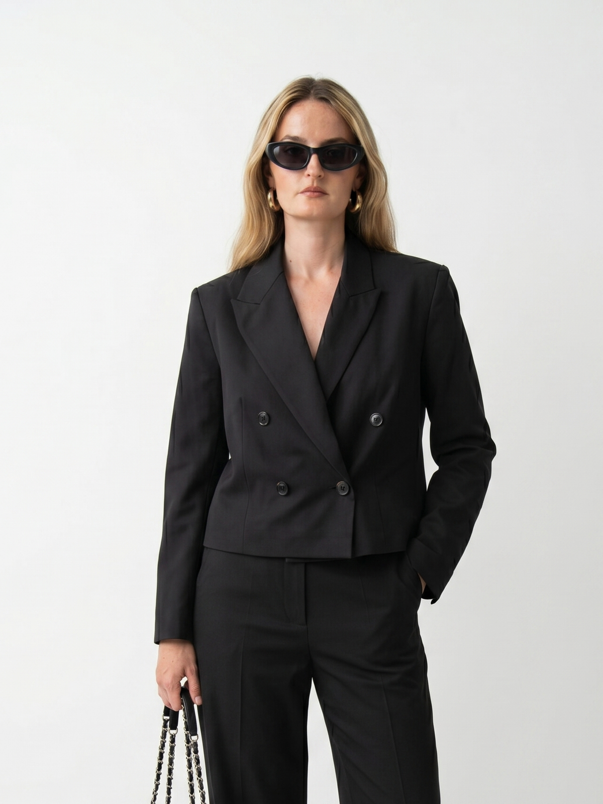 BLAZER COURT A DOUBLE BOUTONNAGE Femme - K-ZELL PARIS