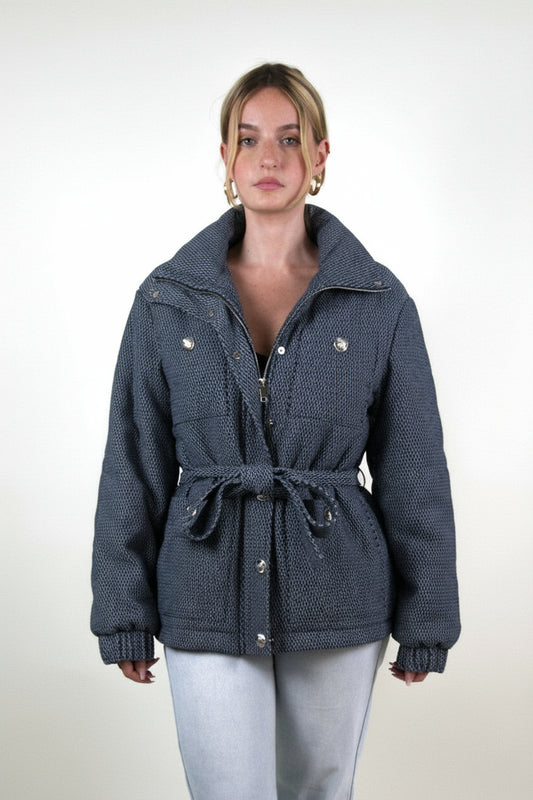 DOUDOUNE AVEC CEINTURE À NOUER