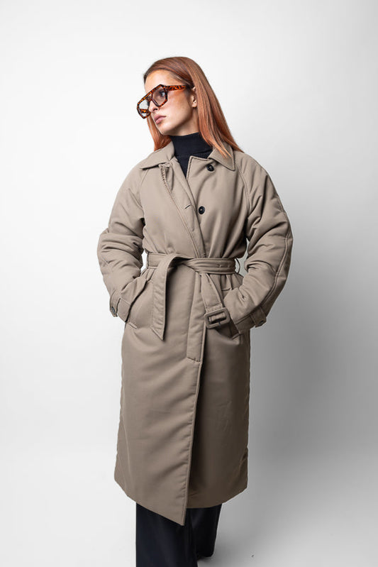 TRENCH MATELASSÉ