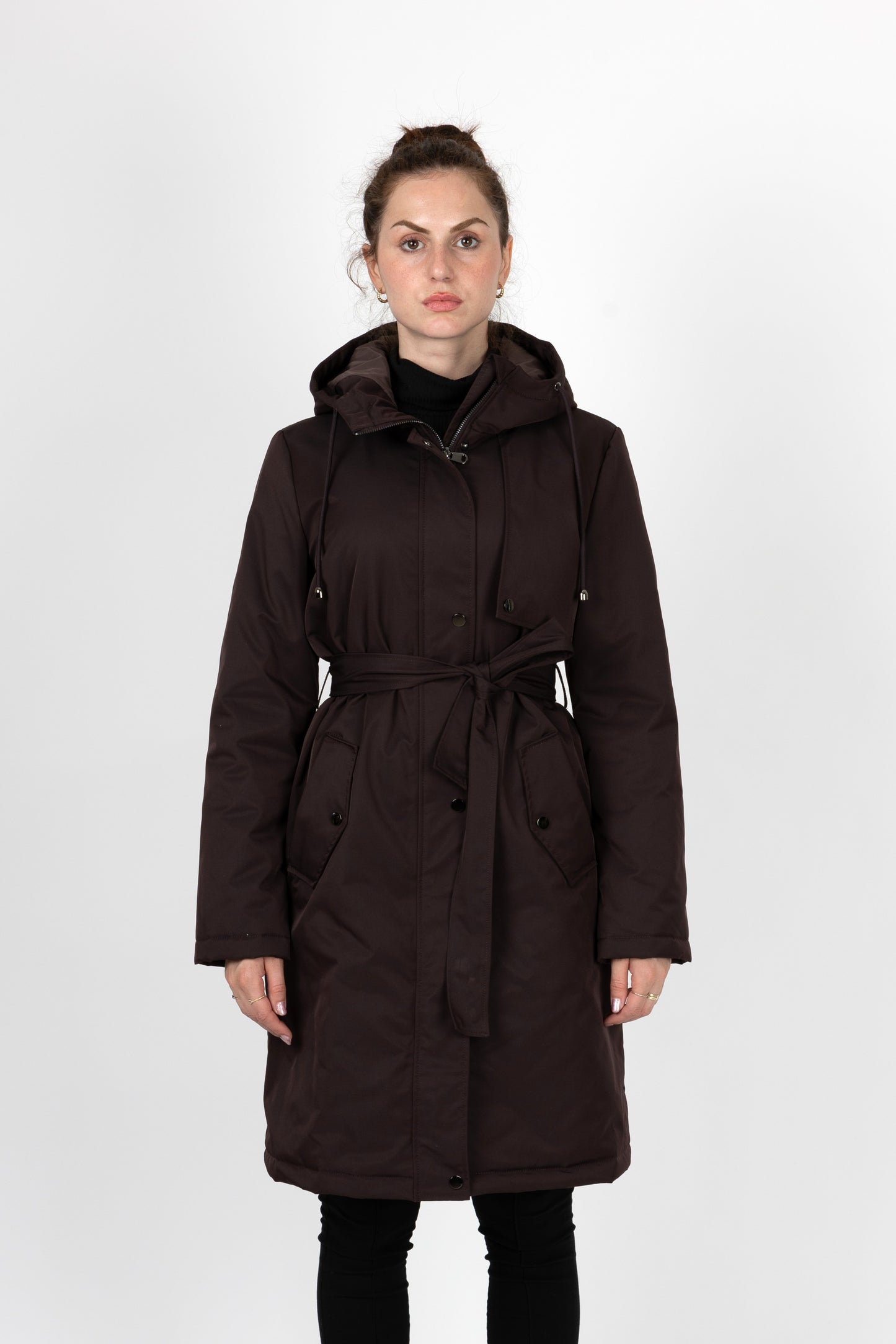 PARKA STYLE TRENCH À CAPUCHE