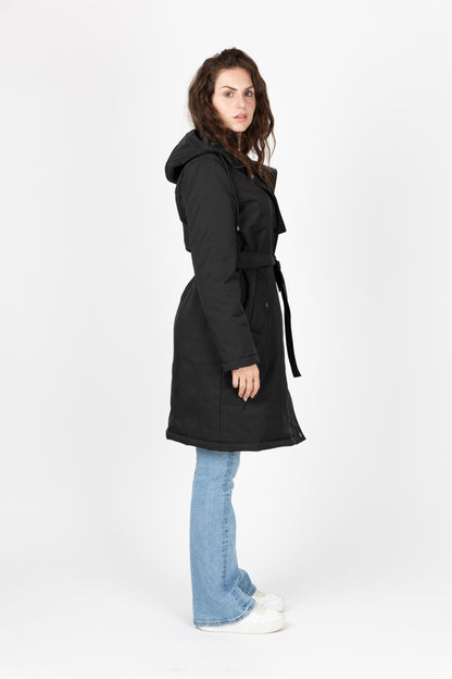 PARKA STYLE TRENCH À CAPUCHE
