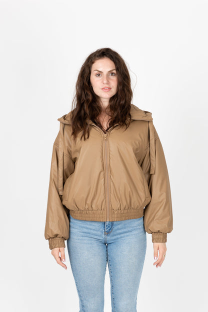 BLOUSON IMPERMÉABLE À CAPUCHE