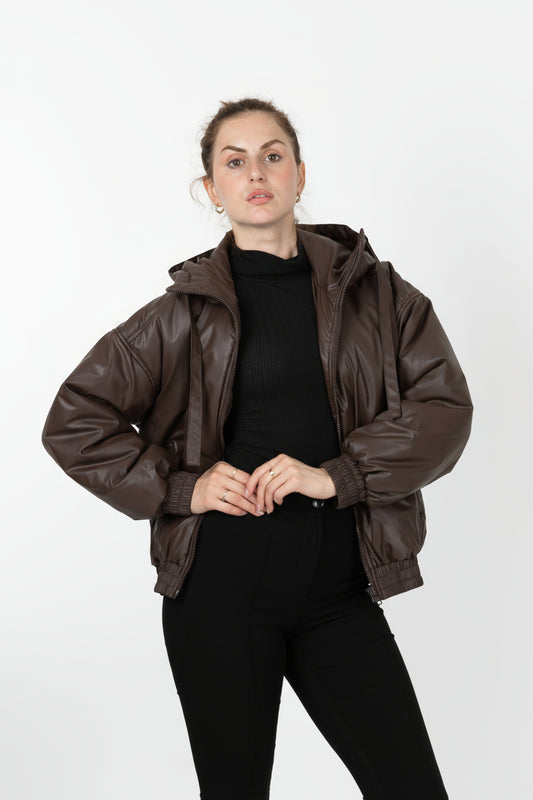 BLOUSON IMPERMÉABLE À CAPUCHE