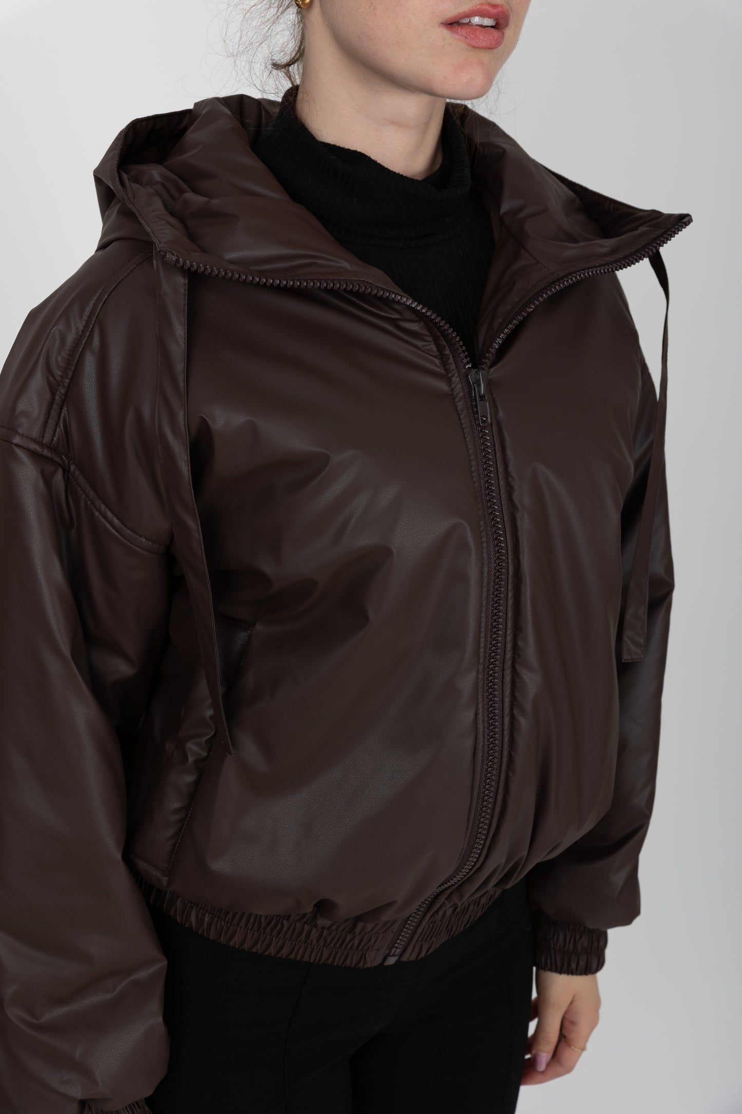 BLOUSON IMPERMÉABLE À CAPUCHE