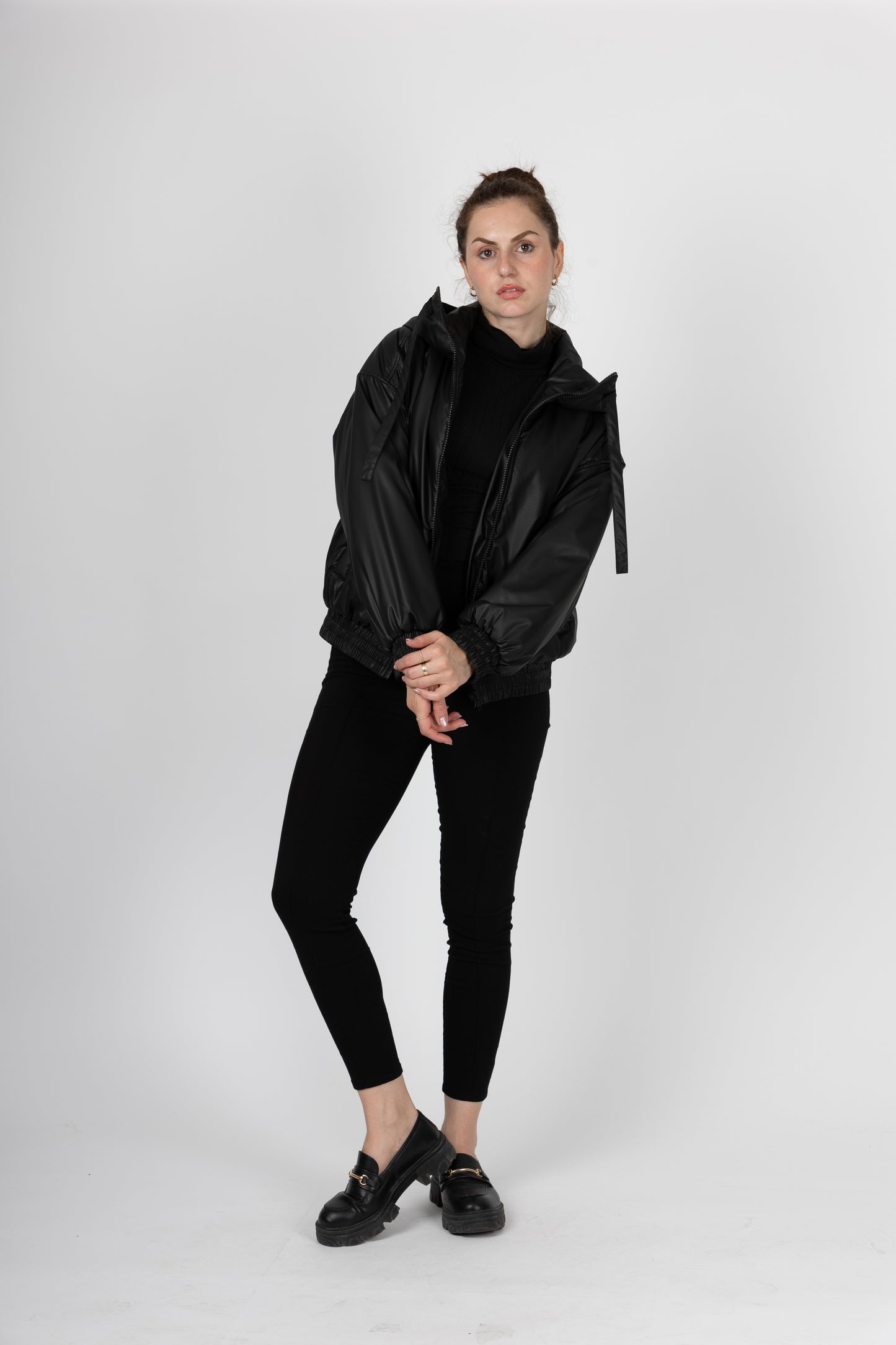 BLOUSON IMPERMÉABLE À CAPUCHE