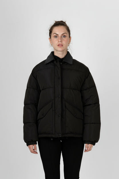 DOUDOUNE AVEC COL CONTRASTÉ