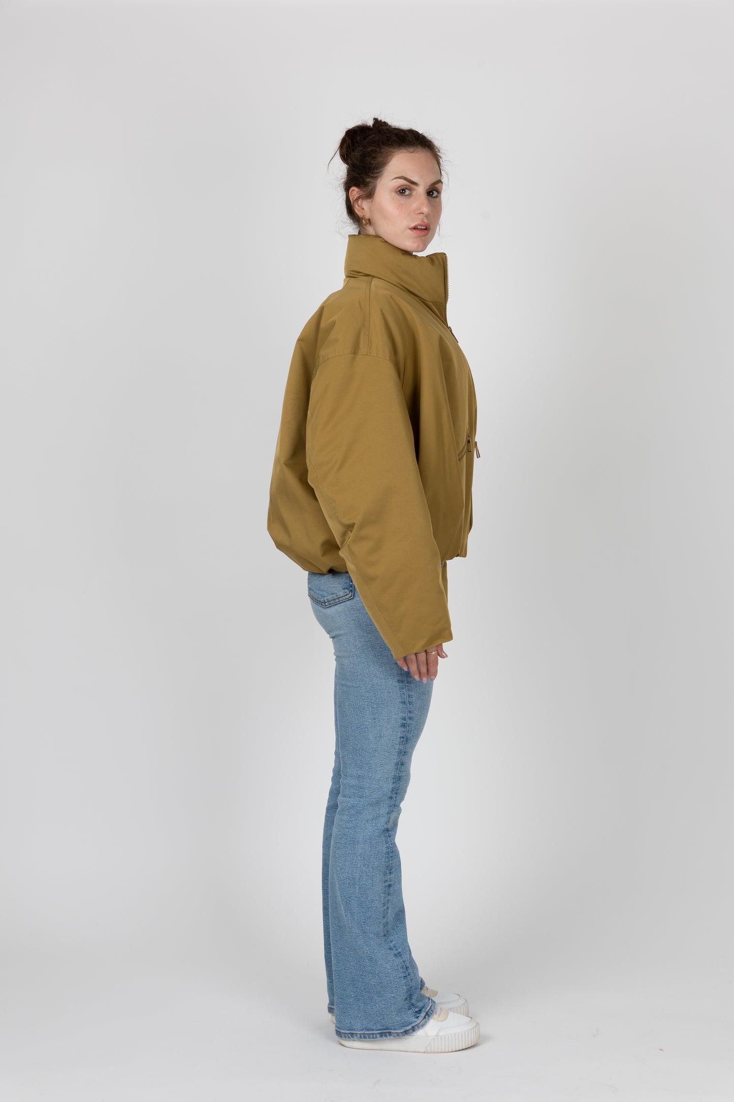 BLOUSON IMPERMÉABLE À EFFET BOULE