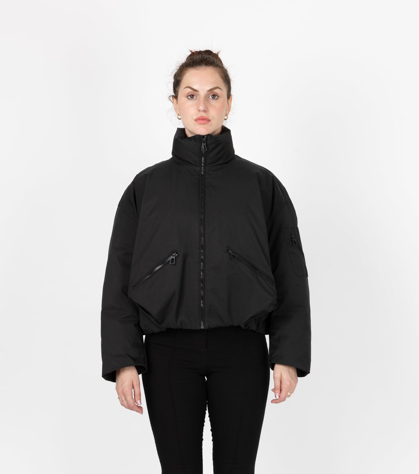 BLOUSON IMPERMÉABLE À EFFET BOULE
