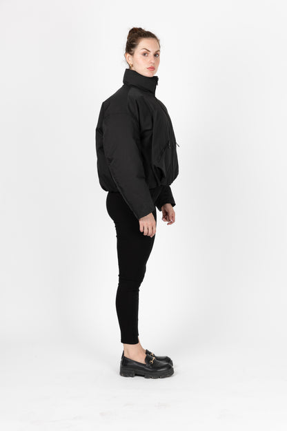 BLOUSON IMPERMÉABLE À EFFET BOULE