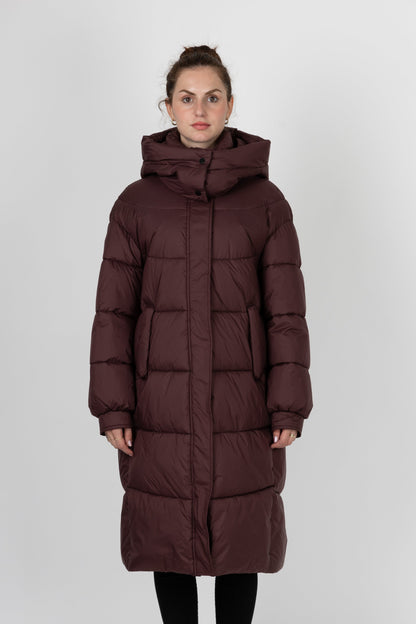 DOUDOUNE LONGUE À CAPUCHE