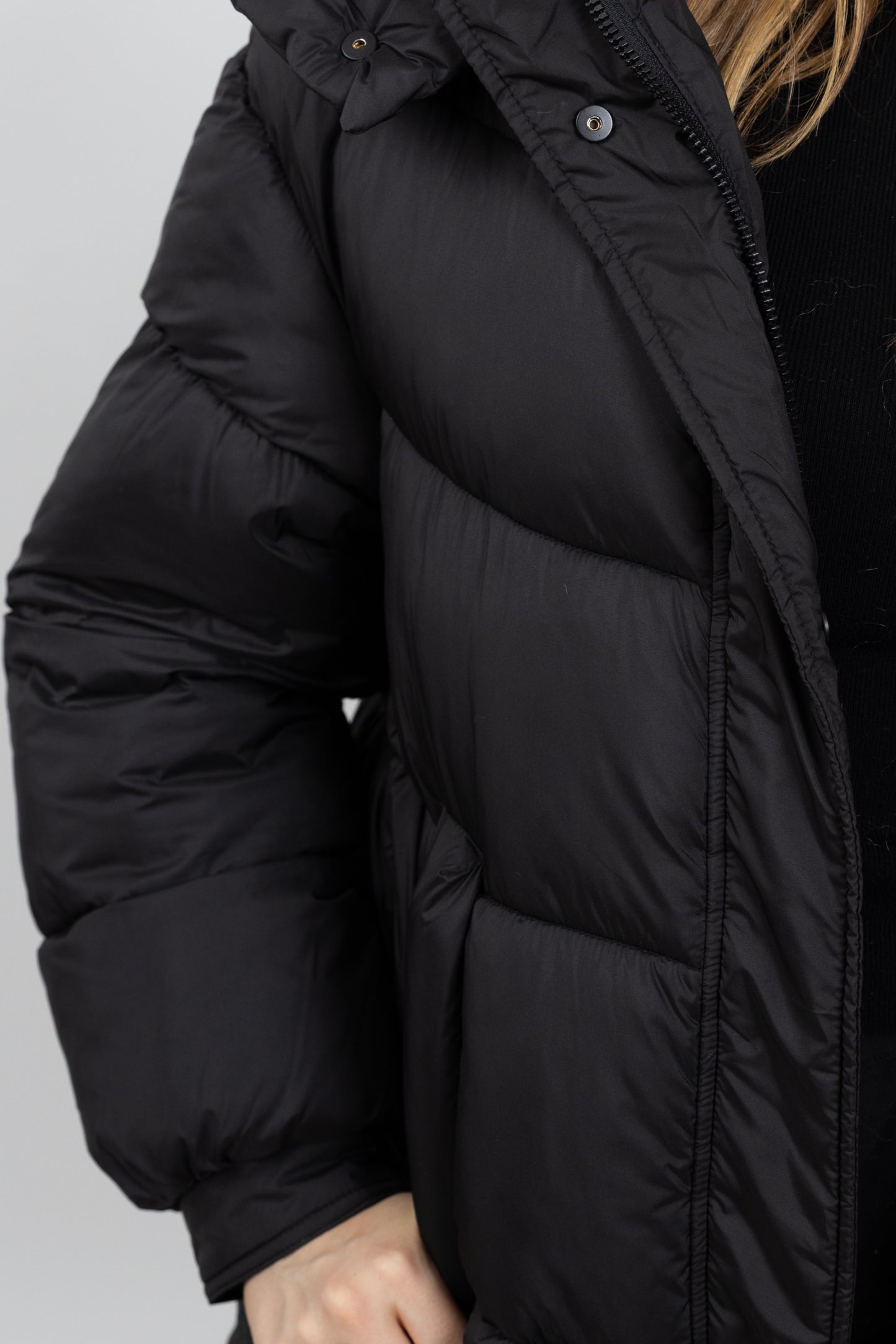 DOUDOUNE LONGUE À CAPUCHE