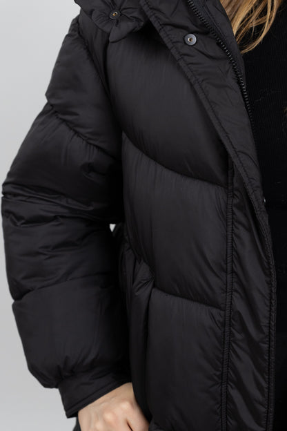 DOUDOUNE LONGUE À CAPUCHE