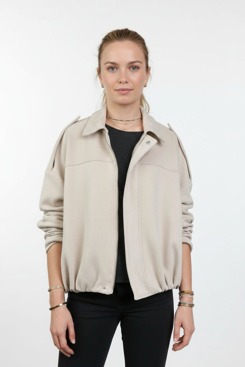 VESTE COURTE EFFET DAIM