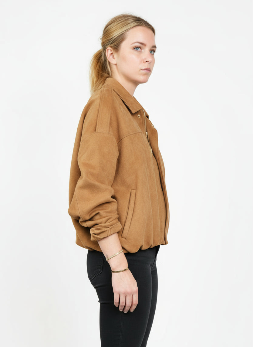 VESTE COURTE EFFET DAIM