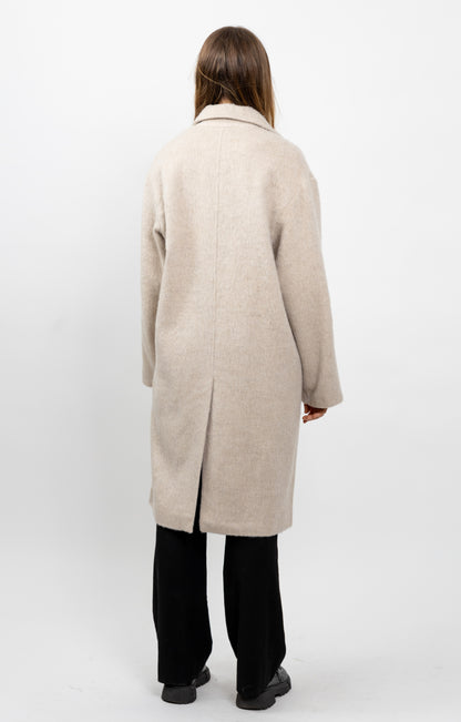 MANTEAU LONG EN LAINE